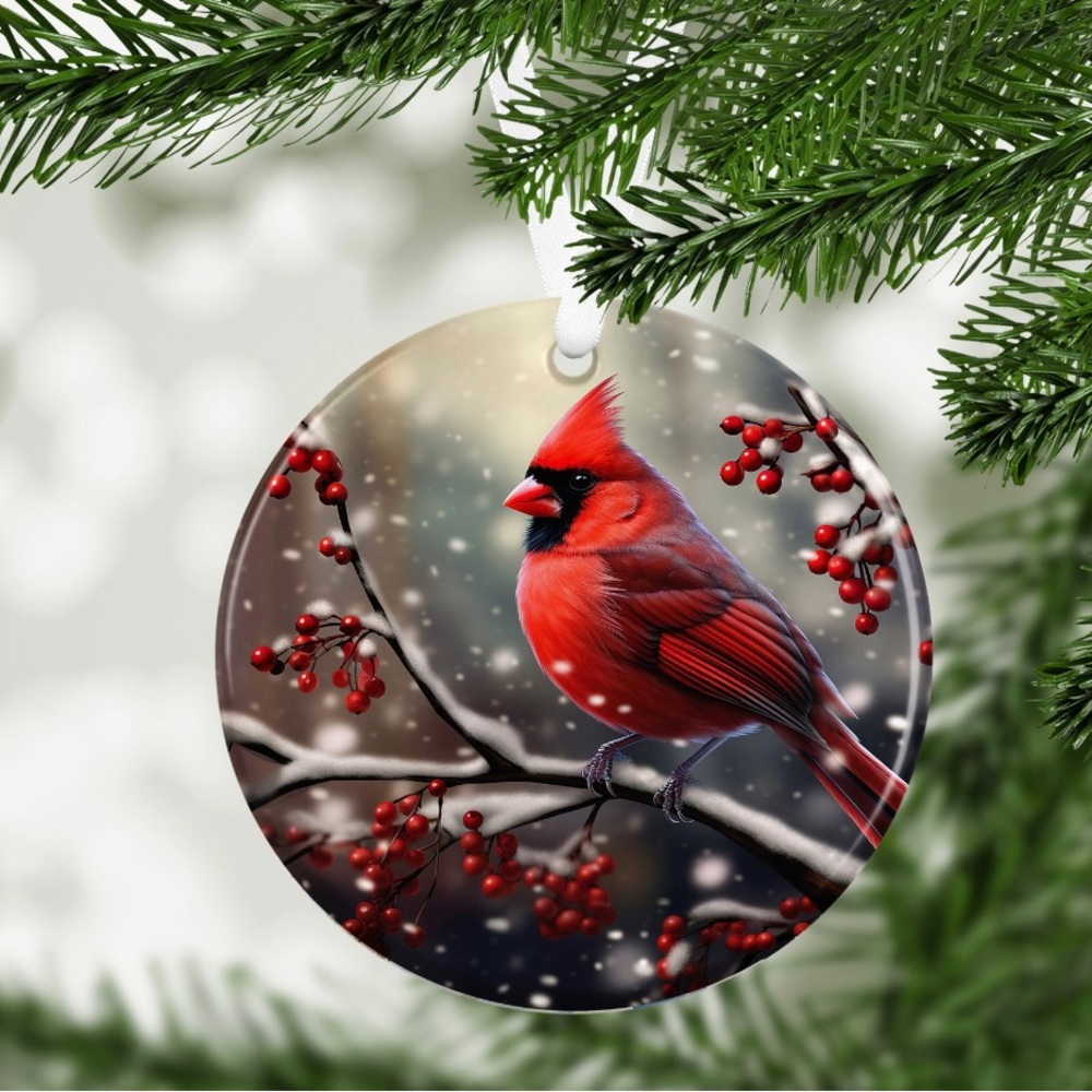 Cardinal Christmas Ornament